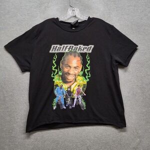 Shoe Palace x Half Baked Men Shirt M Black Sir Smoke A Lot Movie Y2K